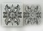 Flower with leaves - silicone or plaster mold for  printer
