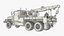 3D Heavy Wrecker Crane Beige Used model