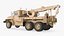 3D Heavy Wrecker Crane Beige Used model