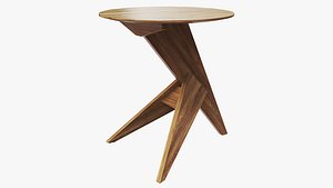 3D Medici wooden round table by Mattiazzi model
