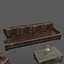 Altes Sofa und Sessel