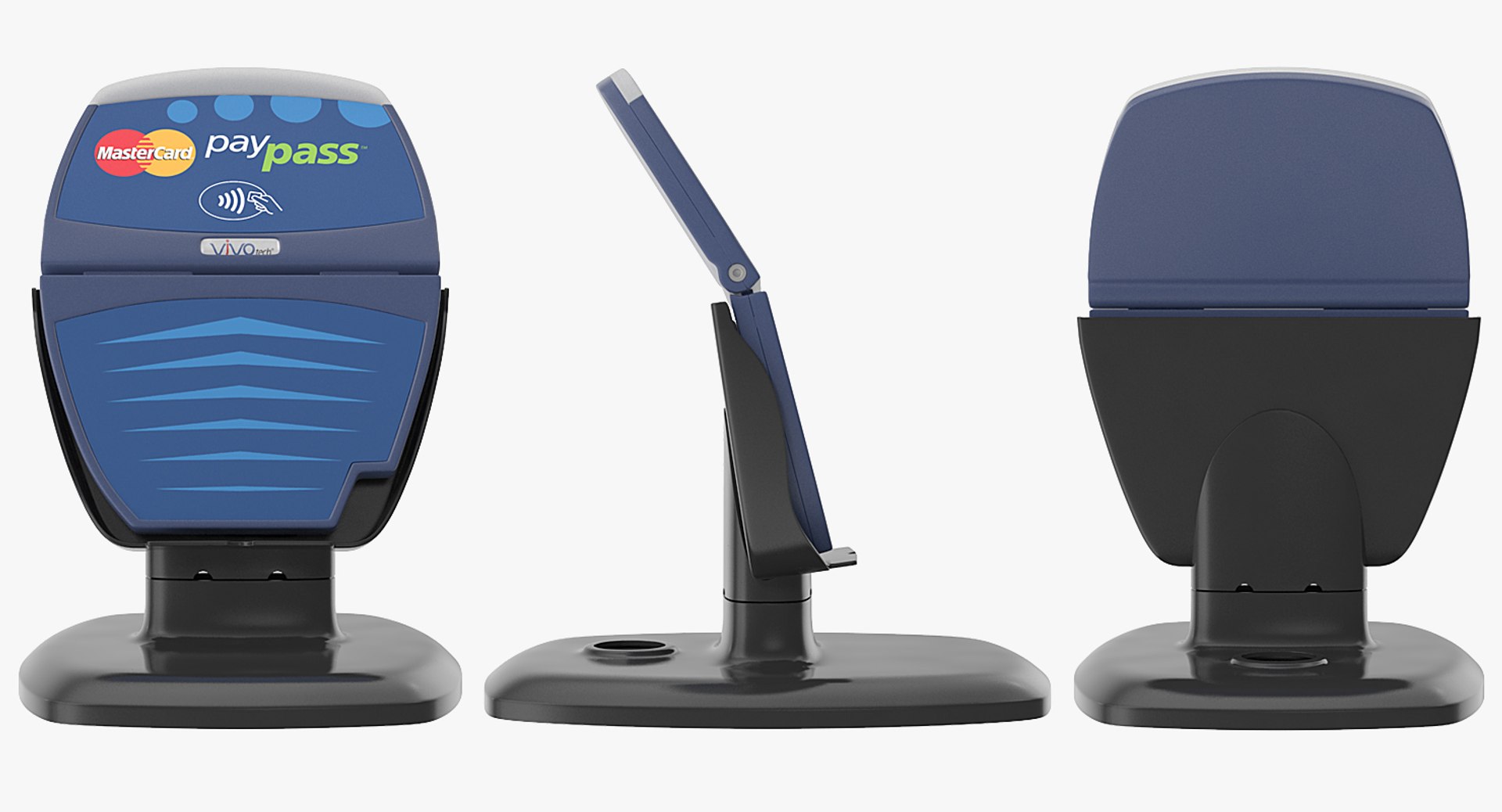 3D Contactless Credit Card Reader Model TurboSquid 1214461