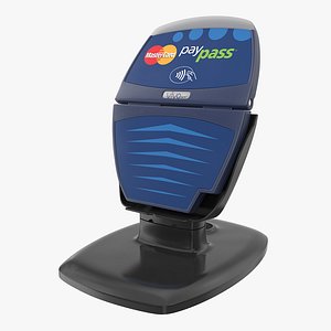 3D contactless credit card reader model