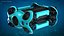 Drone subaquático profissional equipado para Cinema 4D