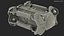 Drone subaquático profissional equipado para Cinema 4D