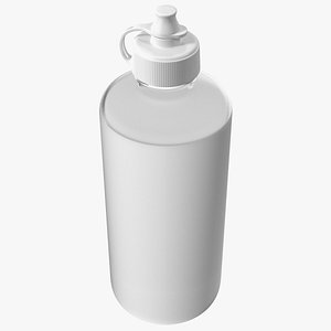 3D Plastic Bottle For Drops model
