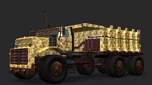 3D military truck