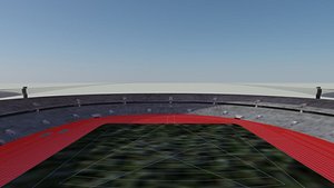 3D Estadio Terminado model