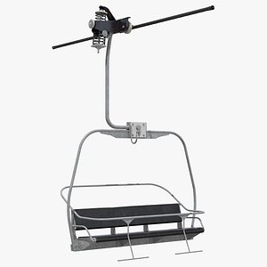 Ski Lift Cabin 3D Model