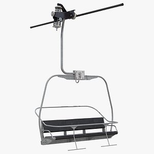 Ski Lift Cabin 3D Model