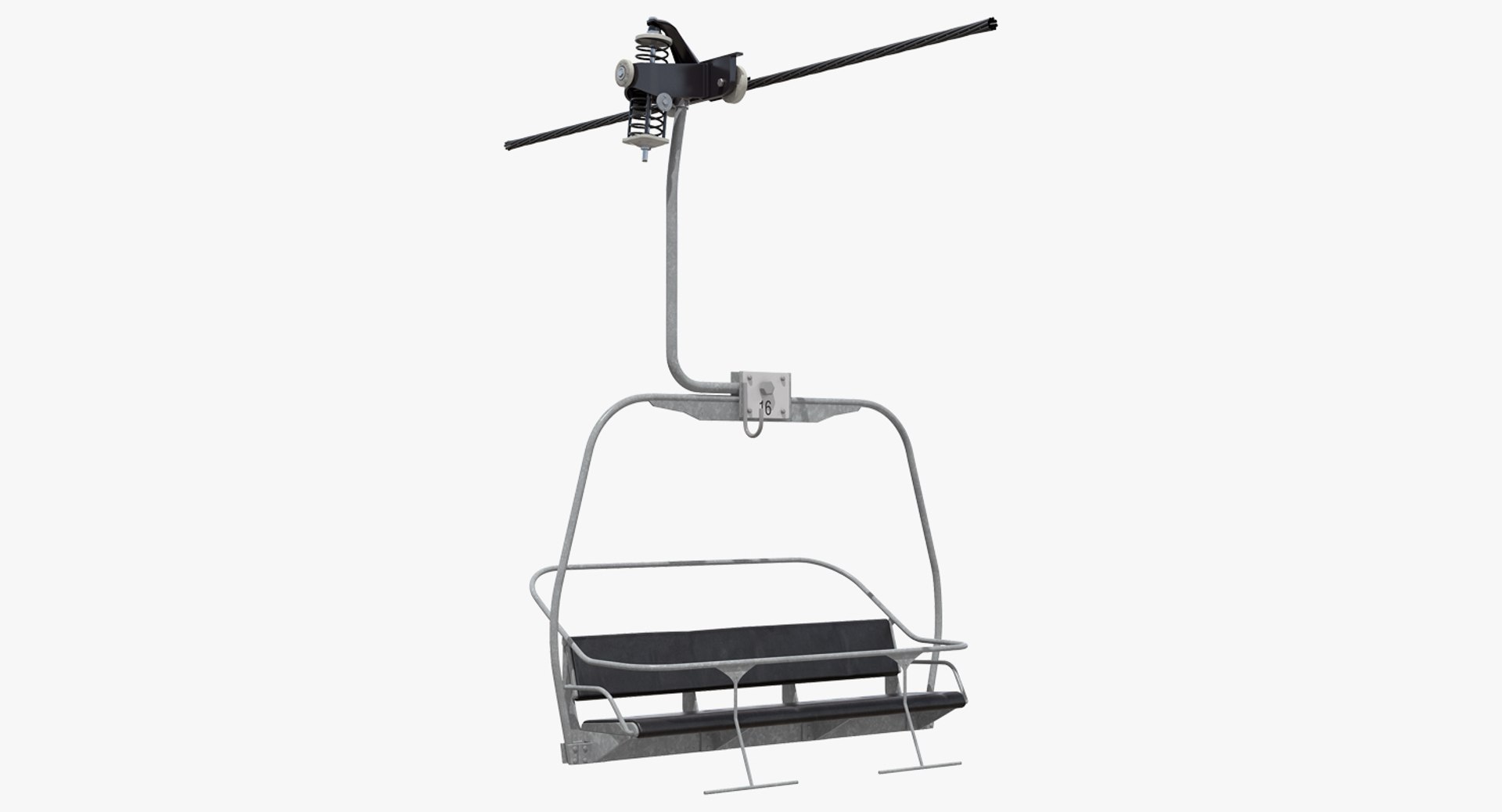 Ski Lift Cabin 3D Model 3D model preview