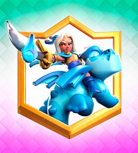 3D Clash Royale Spirit Empress Card