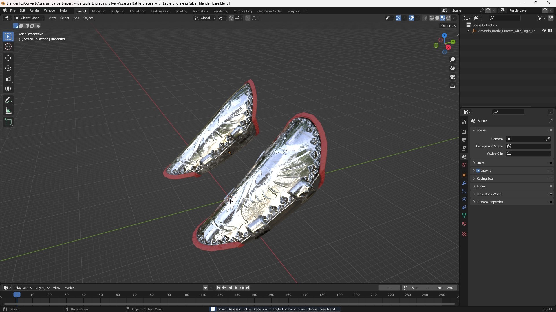 Assassin Battle Bracers with Eagle Engraving Silver 3D https://p.turbosquid.com/ts-thumb/50/teDuEw/SI/assassin_battle_bracers_with_eagle_engraving_silver_1001/jpg/1760660047/1920x1080/fit_q87/73077d8020d14ae4dd18f12c295feb8adca6fd07/assassin_battle_bracers_with_eagle_engraving_silver_1001.jpg