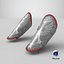 Assassin Battle Bracers with Eagle Engraving Silver