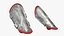 Assassin Battle Bracers with Eagle Engraving Silver