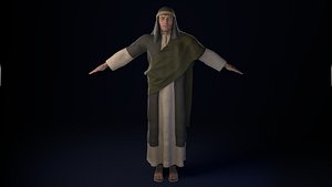 Arab Man Rigged 3D model