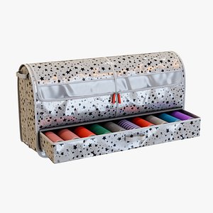 3D Christmas Gift Packaging Organizer Wrap model
