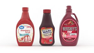 Strawberry Syrup Collection