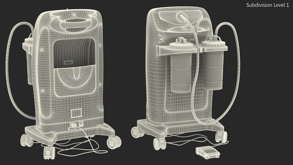 3D electric surgical suction pump model - TurboSquid 1634859