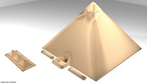 khufu pyramid 3D model