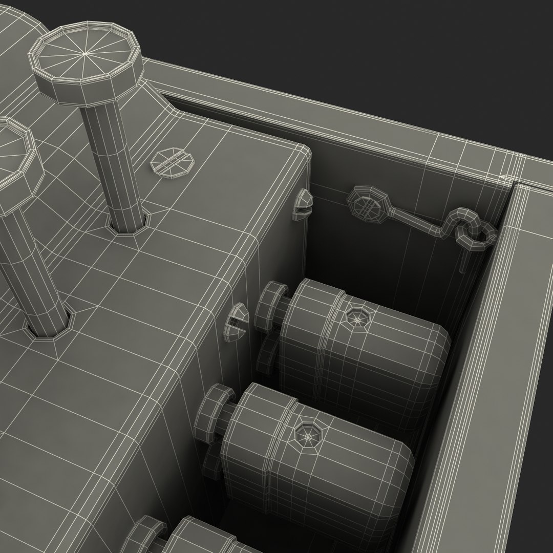 3d Encryption Machine Military Model
