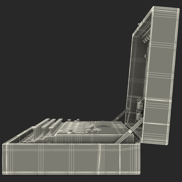 3d encryption machine military model