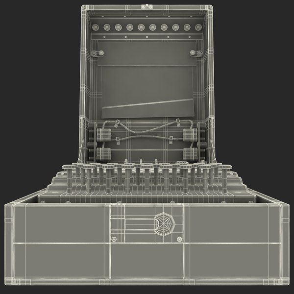 3d encryption machine military model