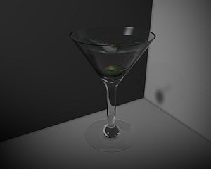 martini glass 3ds