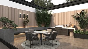 Modern Courtyard