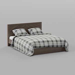 Wooden bed model
