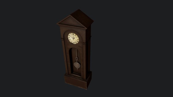 modelo 3d Reloj de péndulo grande de madera TurboSquid 1508039 - Main Image