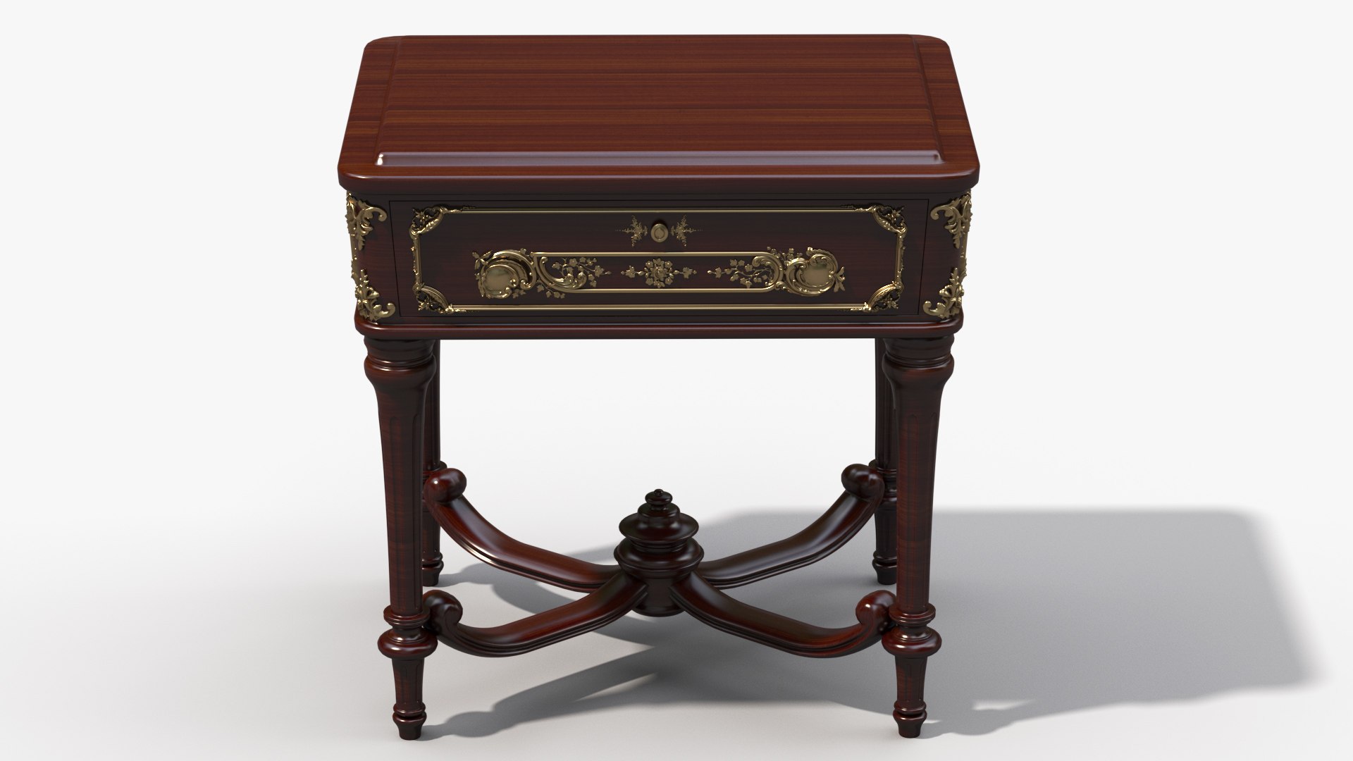 3D Table Bedside Classic - TurboSquid 1678347