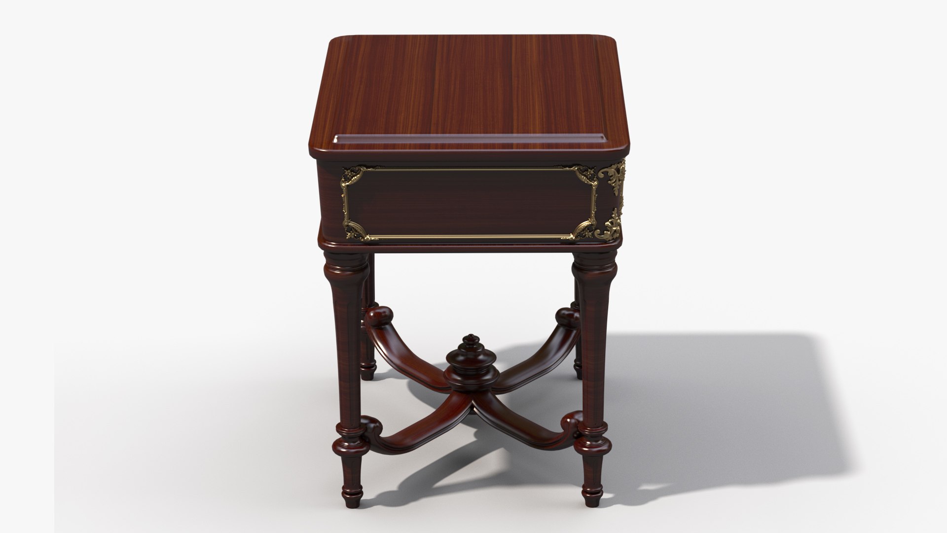 3D Table Bedside Classic - TurboSquid 1678347