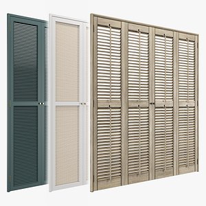 Shutters Wardrobe Doors Set