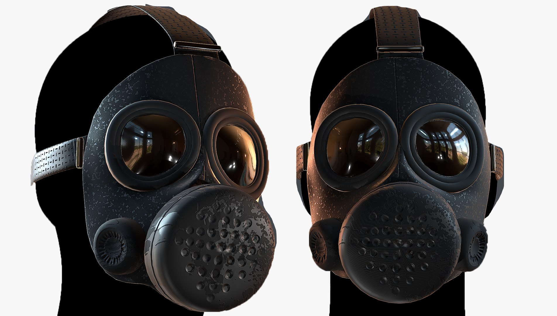 3D Model Gas Mask - TurboSquid 1687867