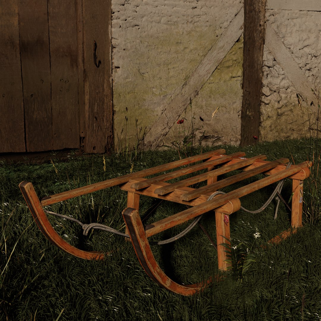 3D Sled Model - TurboSquid 2375524
