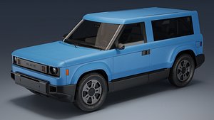 Slate Truck SUV Kit Highway Hero 027 3D Model 3D