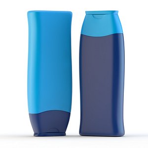 3d model bottle shampoo