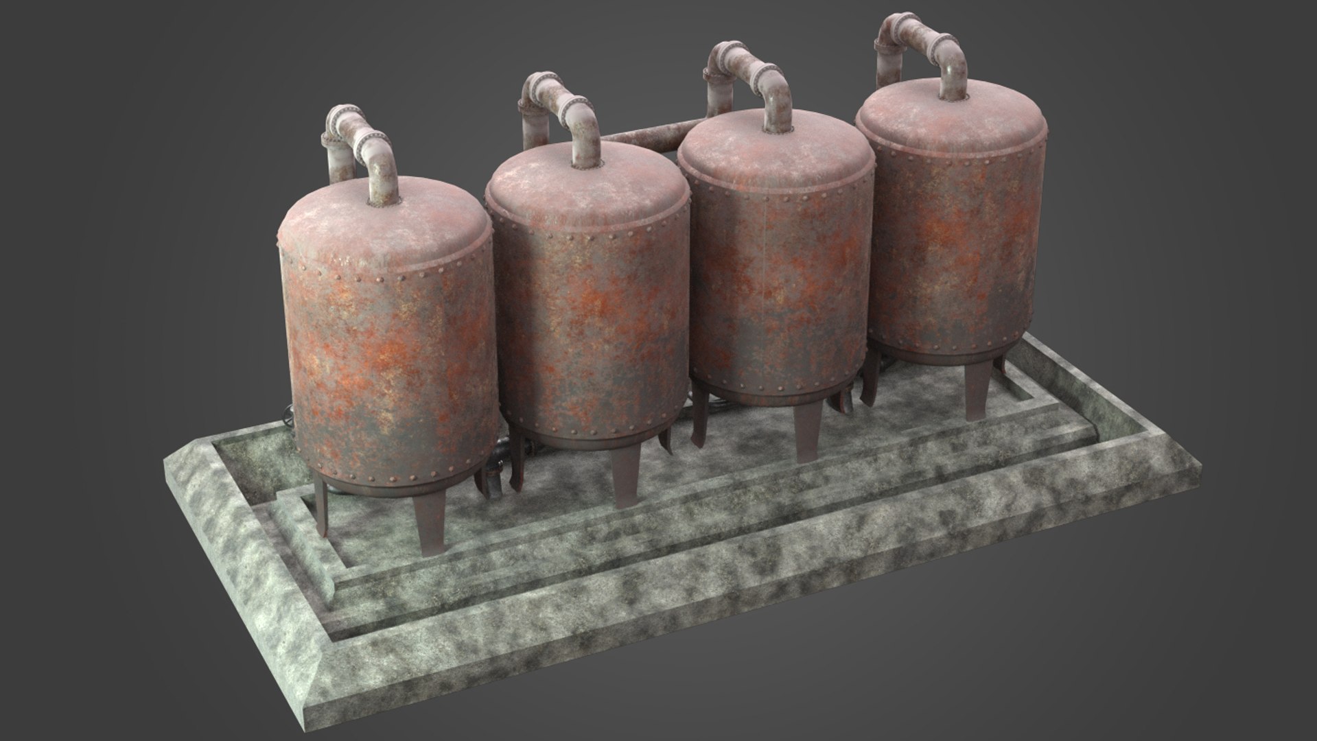 Boiler Element Factory 3D Model - TurboSquid 1297415
