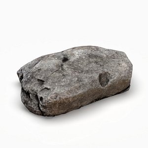 Realistic Gray Rock Model 2 model