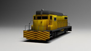 Lowpoly Train 3D