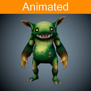 3d character eared crank