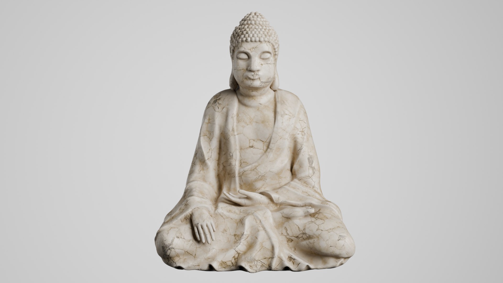 Buddha Statue Multiple Textures 3D - TurboSquid 2324718