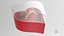 Rosafarbener Topas-Hochzeits-Goldring im Asscher-Schliff in Box V01