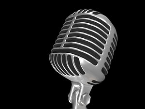 3d model microphone