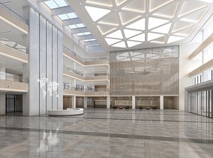 Modern Hall 44 3D model