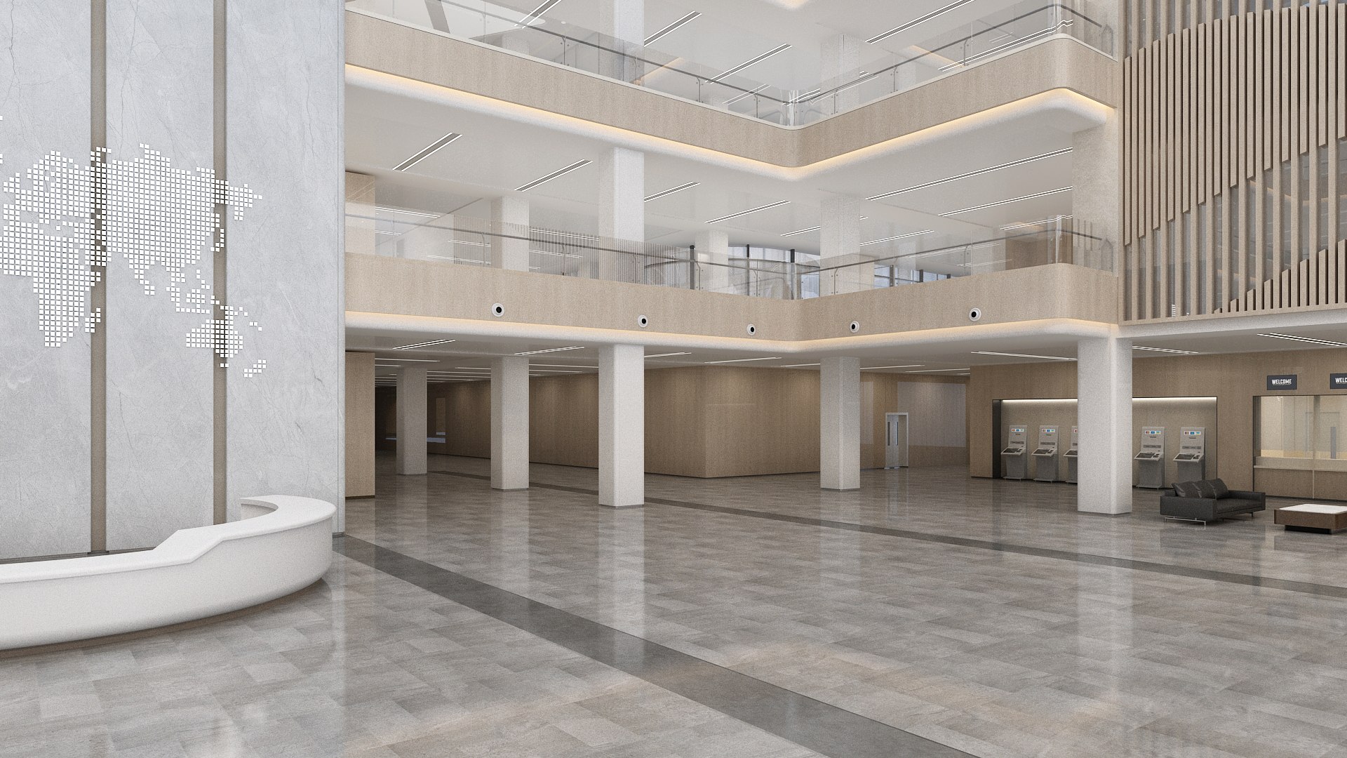 Modern Hall 44 3D Model - TurboSquid 2211088