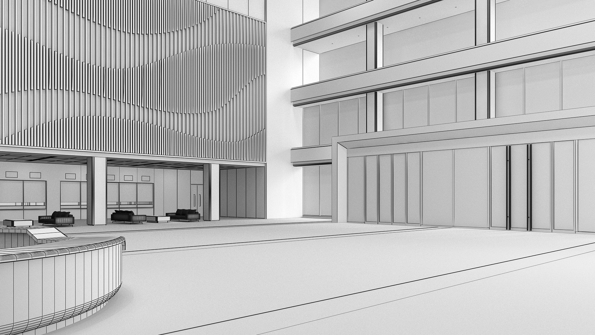 Modern Hall 44 3D Model - TurboSquid 2211088