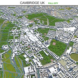 Cambridge UK 3D model