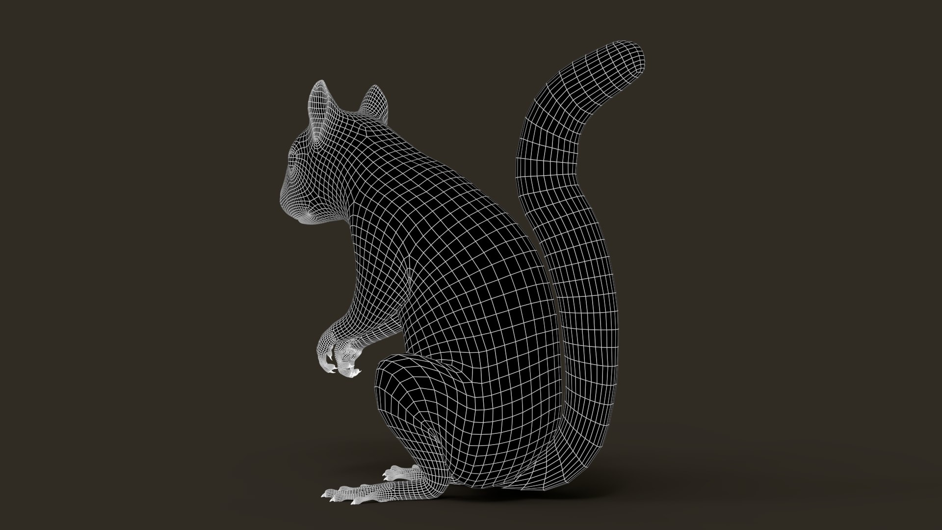 3D Brown Squirrel Fur Rigged Model - TurboSquid 2425783